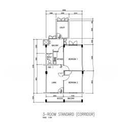 Blk 30 Jalan Klinik (Bukit Merah), HDB 3 Rooms #582436961